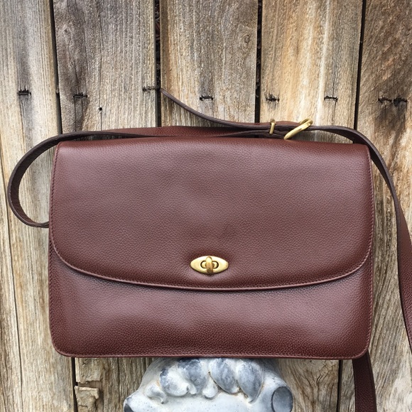 Coach Handbags - Coach Vintage Madison Collection Royalton Crossbody Shoulder Bag Leather Brown